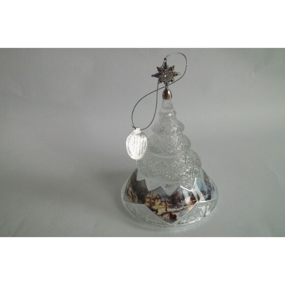 Thomas Kinkade Ornament Crystal Holiday Reflections Christmas Tree 2013 - Picture 2 of 5